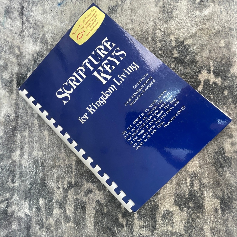 Scripture Keys for Kingdom Living June Newman Davis Spiral Bound Reference
